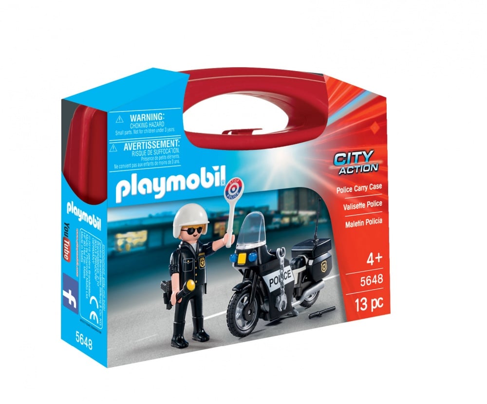 Valisette Motard de Police - Playmobil - 5648