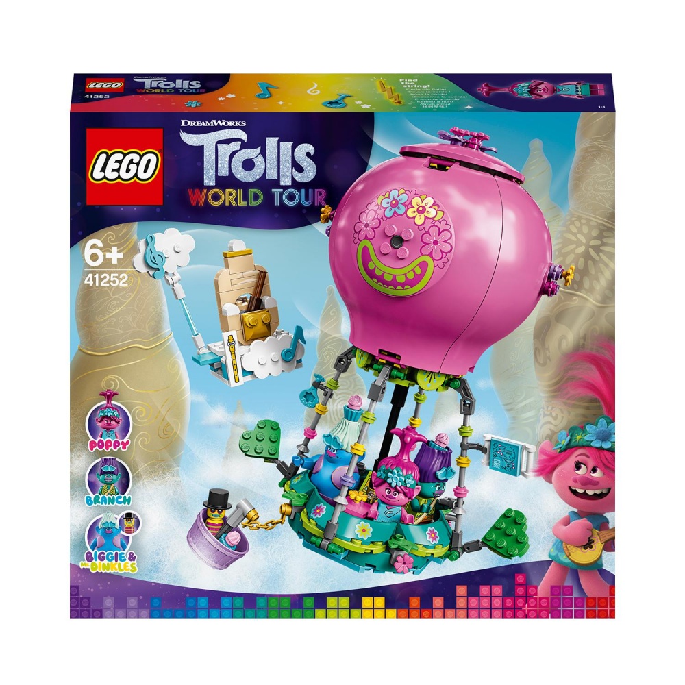 Les aventures en montgolfière de Poppy - LEGO® Trolls™ - 41252