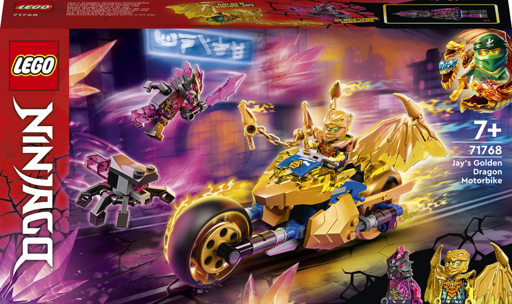 La moto dragon d’or de Jay - LEGO® NINJAGO® - 71768