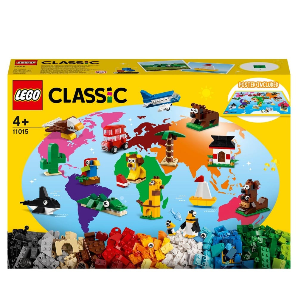 Briques créatives Â«Â Autour du mondeÂ Â» - LEGO® Classic - 11015