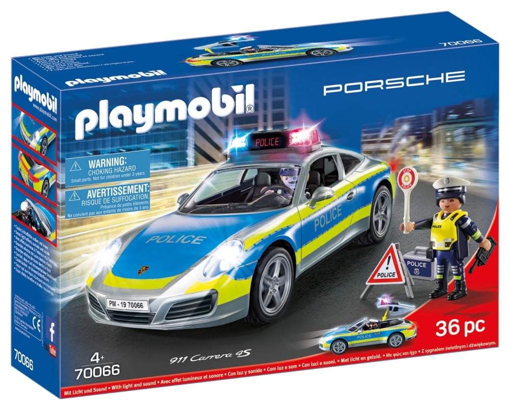 Porsche 911 Carrera 4S Police - Playmobil® - Porsche - 70066