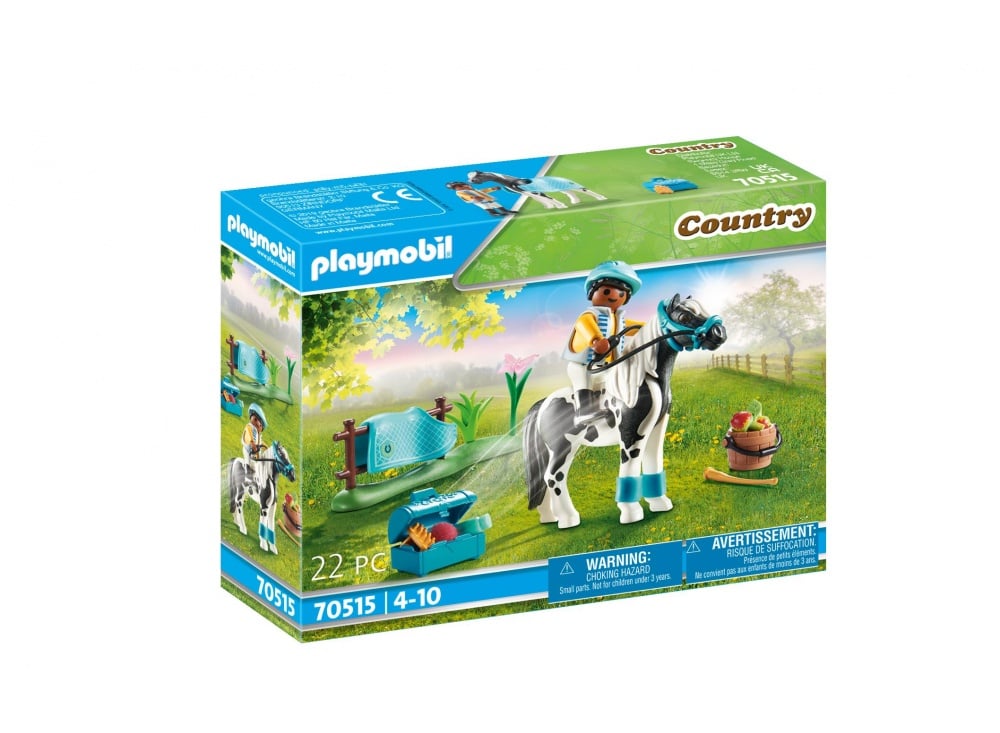 Cavalier et poney Lewitzer - Playmobil - 70515