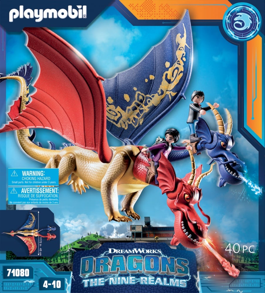 Dragons Nine Realms: WuWei & Jun - Playmobil® - 71080