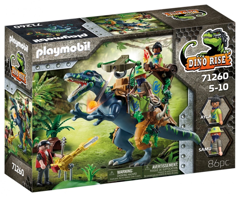 Spinosaure et combattant - Playmobil® - 71260
