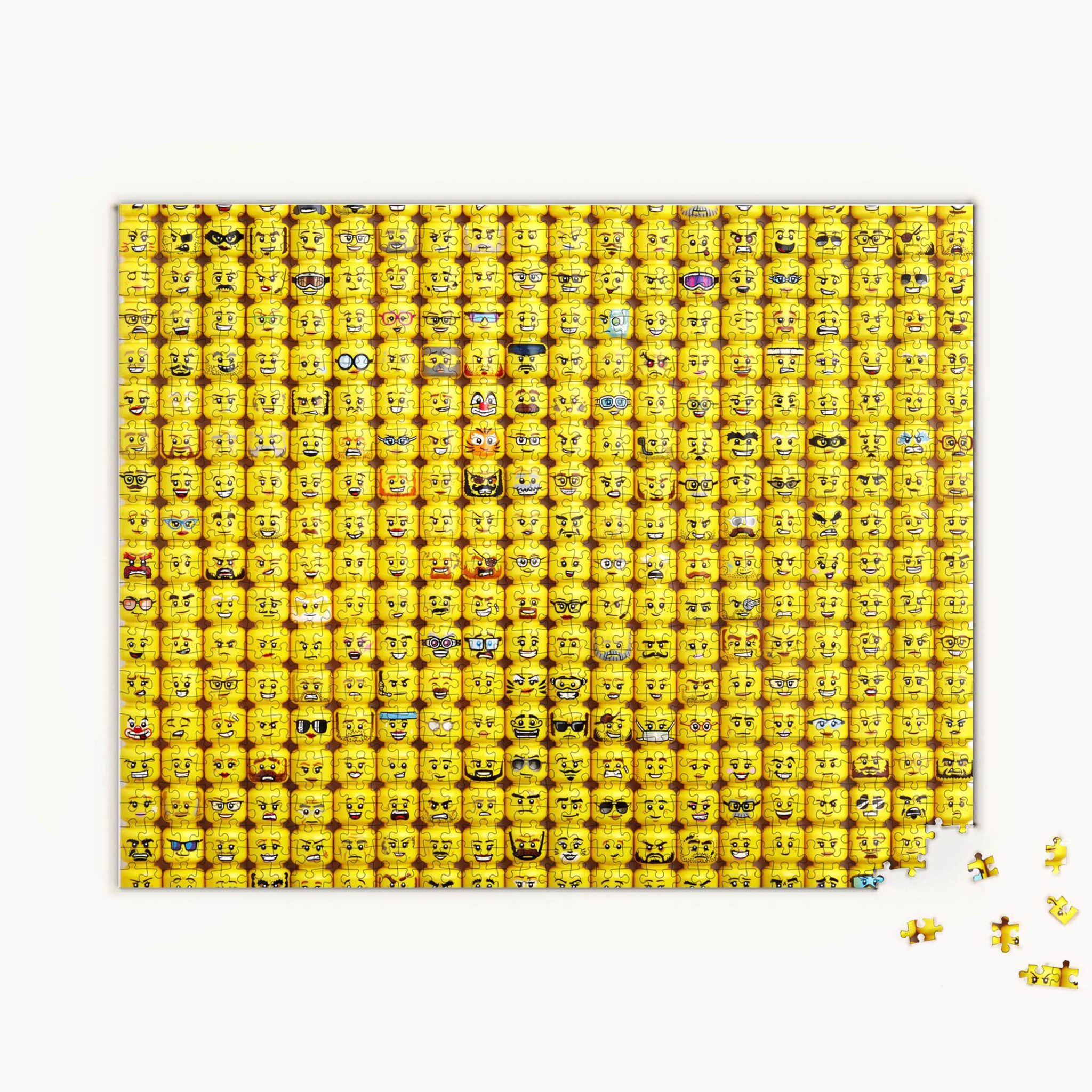 Puzzle 1000 pièces LEGO® Minifigure Faces