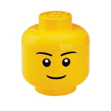 Rangement LEGO® en forme de tête - Grand format