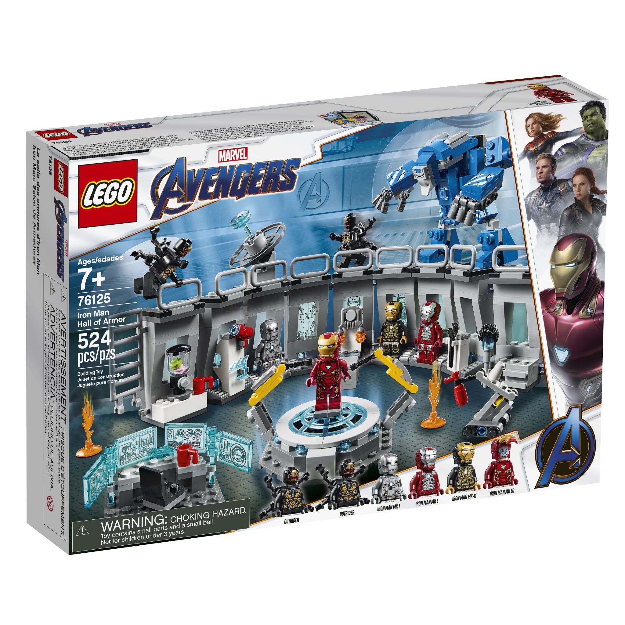La salle des armures d'Iron Man - LEGO® Marvel Super Heroes™ - 76125