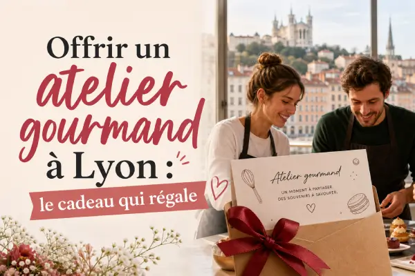 Deux personnes qui participent à un atelier gastronomique