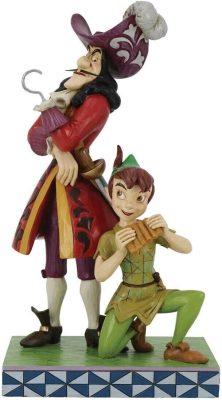 Figurine - Disney Traditions - Peter Pan & Capitaine Crochet