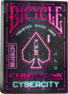 Jeu De 54 Cartes Bicycle - Cyberpunk Cyber City