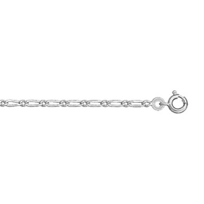 Bracelet en argent chaîne maille figaro 1+1 largeur 2mm et longueur 18cm