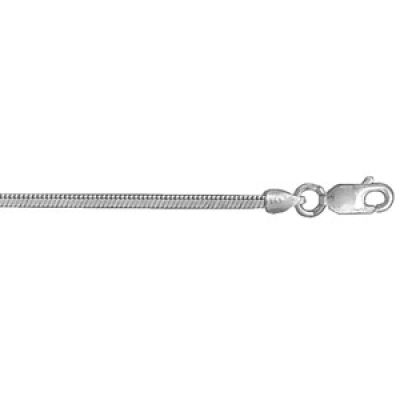 Bracelet en argent chaîne maille serpentines carrées - largeur 1