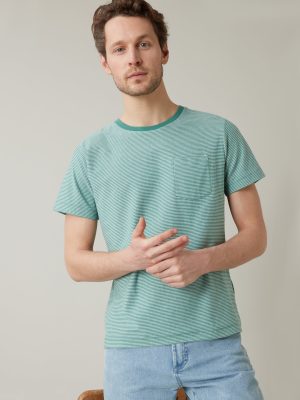 T-shirt rayé homme - coton biologique