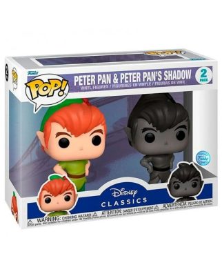 Pack de 2 figurines - Funko Pop! - Disney Classics - Peter Pan et son ombre