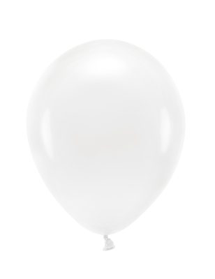 100 Ballons en latex pastel blanc 26 cm