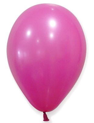 100 Ballons fuchsias 27 cm