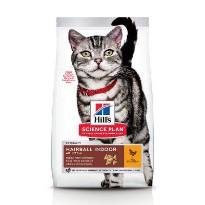 Hill's Science Plan Adult Hairball & Indoor poulet  - 3 kg