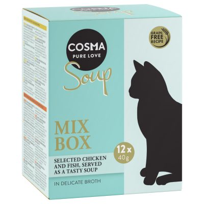 Lot Cosma Soup 24 x 40 g - lot mixte (4 variétés)