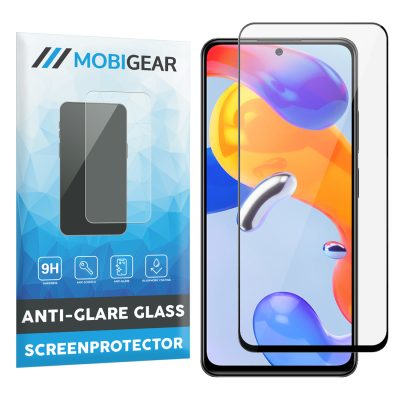 Mobigear Premium - Xiaomi Redmi Note 11 5G Verre trempé Protection d'écran - Compatible Coque - Noir