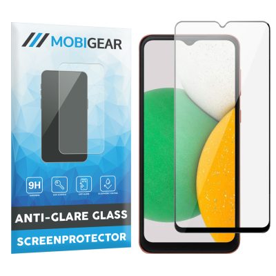 Mobigear Premium - Samsung Galaxy A14 Verre trempé Protection d'écran - Compatible Coque - Noir