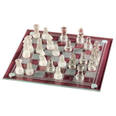 Le jeu d'échecs en verre