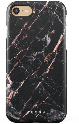 Burga Tough - Coque Apple iPhone 8 Coque Arrière Rigide Antichoc - Rose Gold Marble
