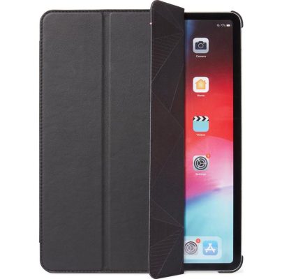 Decoded Slim Cover - Coque Apple iPad Pro 12.9 (2018) Etui en Cuir Véritable - Noir