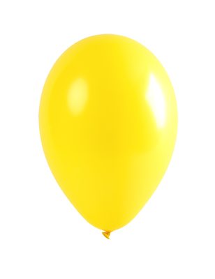 12 Ballons jaunes 28 cm
