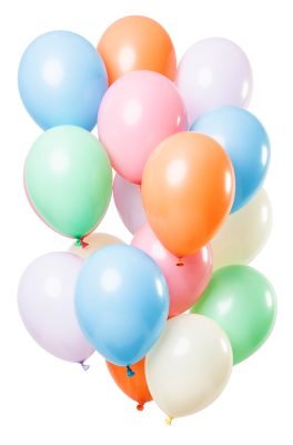 15 Ballons en latex pastel 33 cm