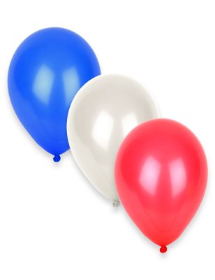 12 Ballons Supporter France 27 cm