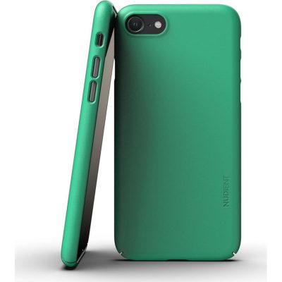 Nudient Thin Precise - Coque Apple iPhone SE (2022) Coque Arrière Rigide - Conda Green