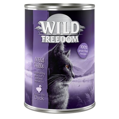 Lot Wild Freedom Adult 24 x 400 g - Wild Hills - canard