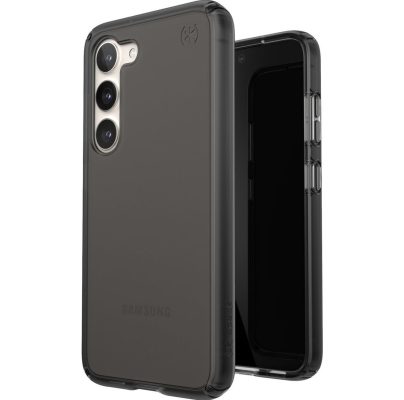 Speck Presidio Perfect Mist - Coque Samsung Galaxy S23 Plus Coque Arrière Rigide Antichoc - Noir
