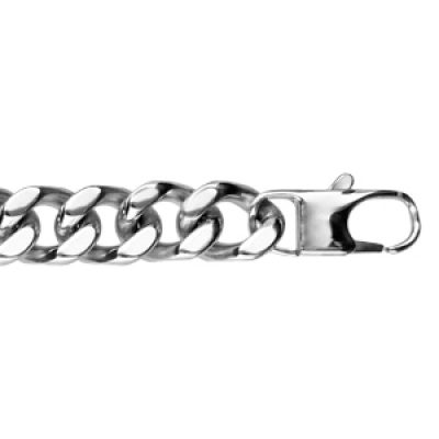 Bracelet en acier maille gourmette largeur 11mm et longueur 23cm