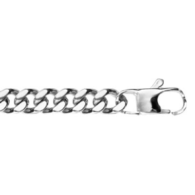 Bracelet en acier maille gournette largeur 8mm et longueur 21