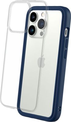 Rhinoshield MOD NX - Coque Apple iPhone 13 Pro Coque Arrière Rigide Antichoc - Navy Blue