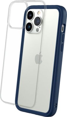 Rhinoshield MOD NX - Coque Apple iPhone 13 Pro Max Coque Arrière Rigide Antichoc - Navy Blue