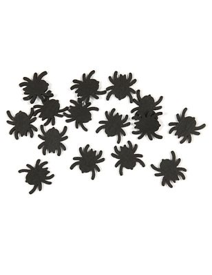 15 Confettis de table araignées Halloween 10 g