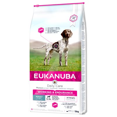 Lots économiques Eukanuba Daily Care - Working & Endurance Adult (2 x 15 kg)