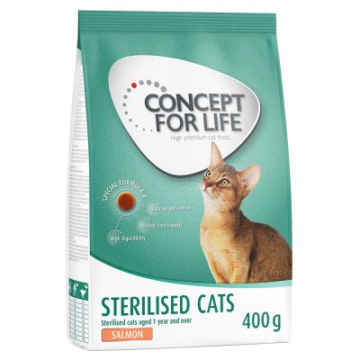 Concept for Life Sterilised Cats saumon pour chat - 400 g