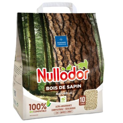 Litière Nullodor Bois De Sapin - 10 L