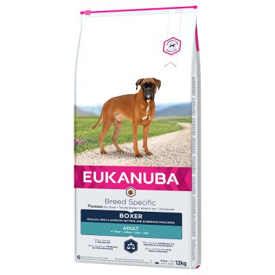 Lots économiques Eukanuba Breed Nutrition 2 x 12 kg - Boxer (2 x 12 kg)