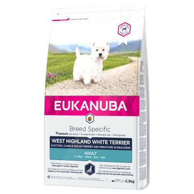 Lots économiques Eukanuba Breed Nutrition - West Highland White Terrier (3 x 2