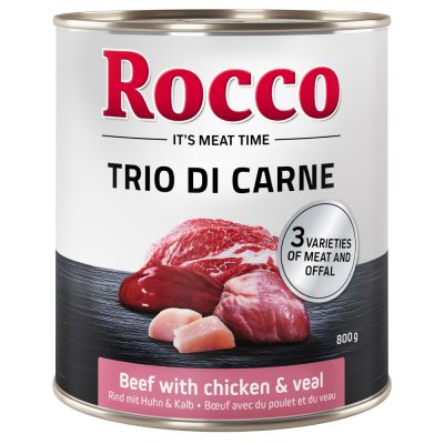 Édition spéciale : Rocco Classic Trio de viandes - 6 x 800 g bœuf
