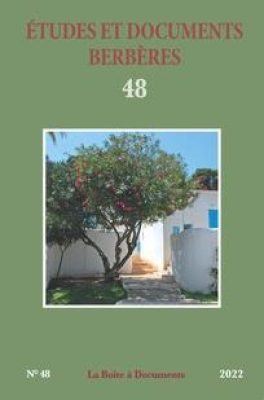 Etudes Et Documents Berberes N.48 (edition 2022)