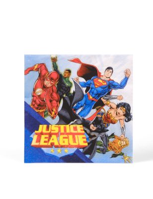 20 Serviettes en papier Justice League 33 x 33 cm
