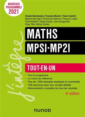 Maths - Mpsi-mp2i - Tout-en-un (6e Édition)