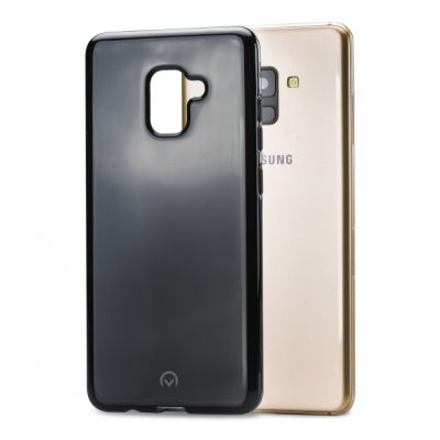 Mobilize Gelly - Coque Samsung Galaxy A8 Plus (2018) Coque arrière en TPU Souple - Noir