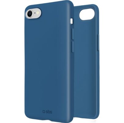 SBS Sensity - Coque Apple iPhone SE (2020) Coque arrière en TPU Souple - Bleu