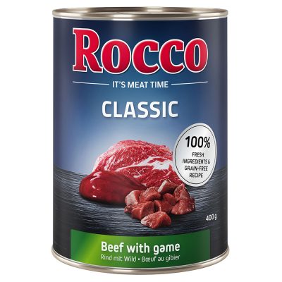 Lot Rocco Classic 24 x 400 g - bœuf